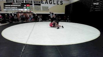 150 lbs 5th Place - Savion Witherspoon, Norwich Free Academy vs Dwyte Llewelyn, New Britain