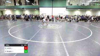 145 lbs Round Of 128 - Kaleb Larkin, AZ vs Cole Brooks, OK