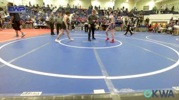 92 lbs Rr Rnd 3 - Noah Josserand, Collinsville Cardinal Youth Wrestling vs Riley Bradley, Team Tulsa Wrestling Club