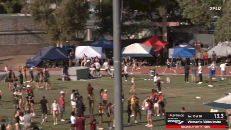 Women's 800m Invitational, Prelims 13