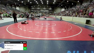 75-81 lbs Rr Rnd 4 - Madelyn Rodriguez, Level Up Wrestling Center vs Aria Eaton, 706 Wrestling