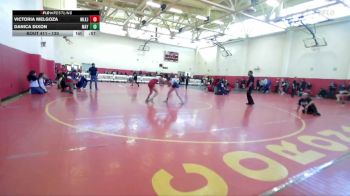 130 lbs Cons. Round 1 - Danica Dixon, Mayfair vs Victoria Melgoza, King, Martin Luther Jr