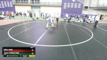 182 lbs Cons. Round 1 - Eden Winkelmeir, MO vs Will Wise, ID