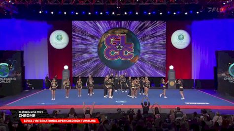 Platinum Athletics - Chrome [2025 L7 International Open Coed Non Tumbling Semis] 2025 The Cheerleading Worlds