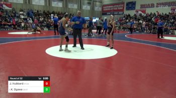 120 lbs Round Of 32 - Joseph Hubbard, Stuart Hall vs Kekoa Ogawa, Central Catholic