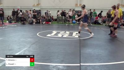 139-E lbs Consi Of 8 #2 - Tyler Simons, NY vs Logan Powell, PA