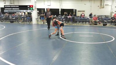 80 lbs Quarterfinal - Korbin Kiessling, MD vs Anthony Messina, NJ