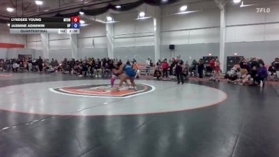 207 lbs Quarterfinal - Lyndsee Young, Mount Union vs Jasmine Adiniwin, Providence