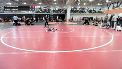 50-55 lbs Cons. Round 2 - Roger Lanmon, TechFall Elite vs Jamison Moore, TechFall Elite
