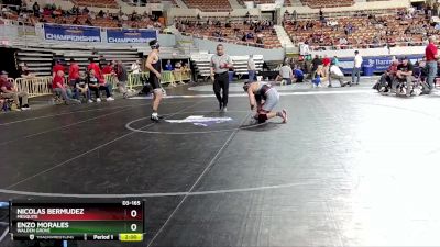 D3-165 lbs Quarterfinal - Enzo Morales, Walden Grove vs Nicolas Bermudez, Mesquite