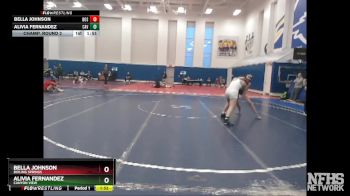 125 lbs Champ. Round 2 - Bella Johnson, Boiling Springs vs Alivia Fernandez, Canyon View