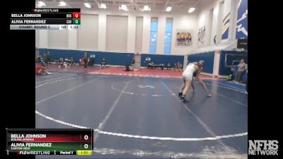 125 lbs Champ. Round 2 - Bella Johnson, Boiling Springs vs Alivia Fernandez, Canyon View