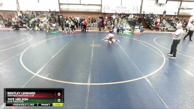 85 lbs Semifinal - Tate Nielson, Elite Wrestling vs Bentley Lenhard, Shootbox Wrestling Club