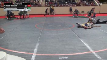 65_B lbs Quarterfinal - Jacobi Burkett, Claysburg Kimmel vs Blake Proctor, Norwin