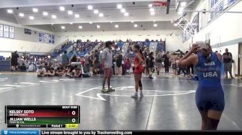 101 lbs Semifinal - Jillian Wells, Team So Cal vs Kelsey Soto, Big Dog Ranch
