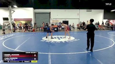 187 lbs Round 1 (16 Team) - Daniel Jackson, Illinois vs Cash Mannon, Oklahoma Red