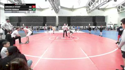 131 lbs Rr Rnd 2 - Annabelle Stamp, DoughBoys ES vs Hunter Penman, All I See Is Gold Academy ES