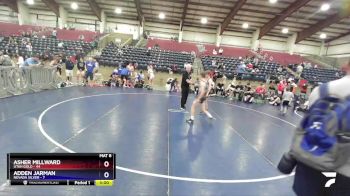 106 lbs Quarters & Wb (16 Team) - Asher Millward, Utah Gold vs Adden Jarman, Nevada SILVER