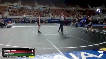 D2-106 lbs Champ. Round 1 - Jake Schay, North Canyon vs Justyn Bamba, Ironwood