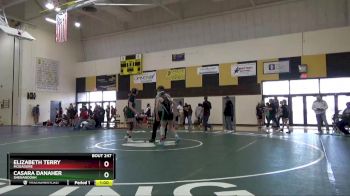 125 lbs 7th Place Match - Elizabeth Terry, Mogadore vs Casara Danaher, Shenandoah