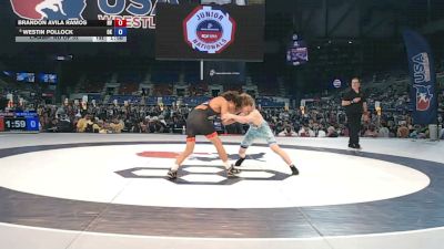 126 lbs Champ. Rd Of 32 - Brandon Avila Ramos, Nevada vs Westin Pollock, Oklahoma