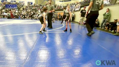 52 lbs Consi Of 8 #2 - Gavin Fulton, F-5 Grappling vs Fernando Cerda, OKC Saints Wrestling