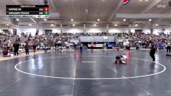 Girls 107 lbs Quarterfinal - Ashleigh Fevold, Green Hill High School vs Justine Su, Collierville High School