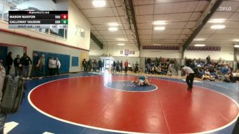 144 lbs Cons. Round 5 - Calloway Vaughn, Sheridan vs Mason Maston, Thunder Basin High School