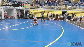 46 lbs Semifinal - Koda Williams, Raw Wrestling Club vs Beckham McKaig, Standfast