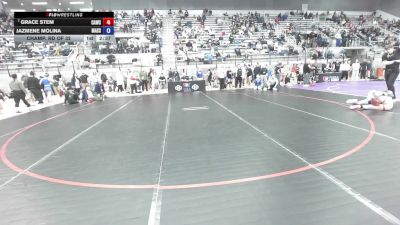 59 kg Champ. Rd Of 32 - Grace Stem, Cardinal WC vs Jazmene Molina, Massachusetts