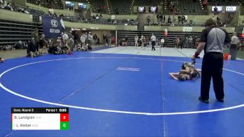 105 lbs Cons. Round 3 - Landon Rieber, West Salem Bangor vs Brooxton Lundgren, THWC