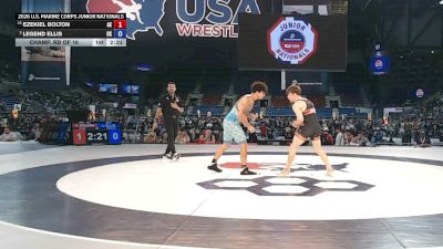 150 lbs Champ. Rd Of 16 - Ezekiel Bolton, Alaska vs Legend Ellis, Oklahoma