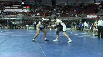 3A-285 lbs Champ. Round 2 - Garret Kluesner, Western Dubuque vs Kolton Borcherding-Johnson, Norwalk