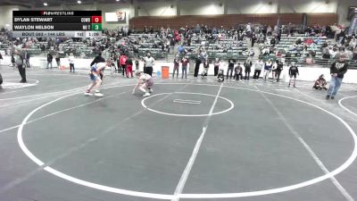 144 lbs Final - Dylan Stewart, Cowboy Mat Club vs Waylon Nelson, No Team