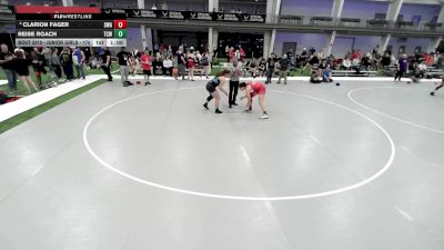 Junior Girls - 170 lbs Cons. Round 4 - Addeline Graser, Nebraska Wrestling Academy vs Elizabeth Madison, Ohio