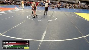 93 lbs Semis & 1st Wrestleback (8 Team) - Mason Goblirsch, Wabasso vs Logan Flynn, Farmington