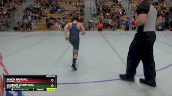 90 lbs Round 3 - Jaxon Randall, Jesup Mat Club vs Graham Crawford, Jesup Mat Club