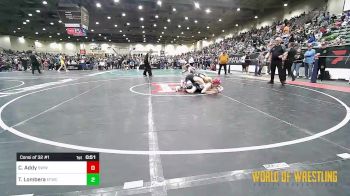 125 lbs Consi Of 32 #1 - Carson Addy, Southwest Washington Wrestling Club vs Tobias Lombera, Elite Force Wrestling Club