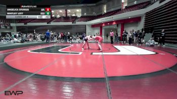 155 lbs Final - Kitt Mills, Comanche High School Girls vs Billie Hinchey, El Reno HS Girls