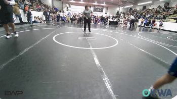 61 lbs Quarterfinal - Jonah Aguayo, Grove Takedown Club vs LJ Farbro, Vinita Kids Wrestling