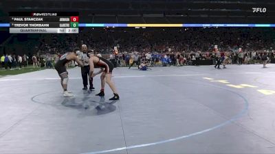 D3-190 lbs Quarterfinal - Trevor Thorbahn, Gladstone HS vs Paul Stanczak, Armada