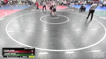 217 lbs Cons. Round 6 - Jayden Wood, Amador Valley High School vs Tyler Lewis, Hoopa Valley High School