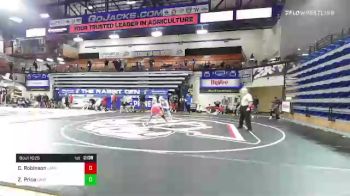 149 lbs Round Of 16 - Cameron Robinson, Unattached-Iowa State vs Zach Price, Unattached-South Dakota State