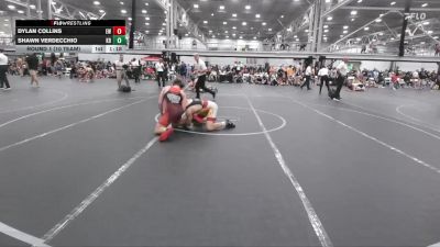 155 lbs Round 1 (10 Team) - Dylan Collins, Edge Wrestling vs Shawn Verdecchio, Kraken Black