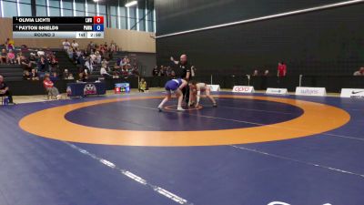 59kg Round 3 - Olivia Lichti, London-Western Wrestling Club vs Payton Shields, Pronghorn Amateur Wrestling Association