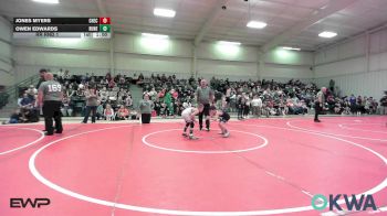 61 lbs Rr Rnd 1 - Jones Myers, Checotah Matcats vs Owen Edwards, Runestone