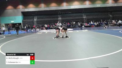 130 lbs Round Of 32 - Kaja McCullough, Los Gatos vs Taylor Echeverria, Crook County