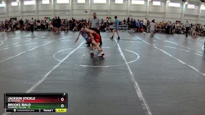 64 lbs Round 3 (8 Team) - Jackson Stickle, 84 Athletes vs Brooks Bialo, Hammers Yellow