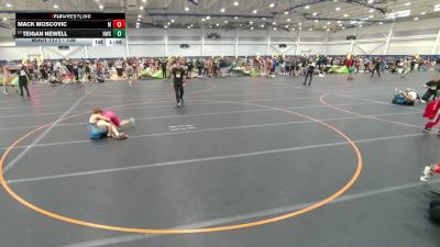 138 lbs Cons. Round 6 - Mack Moscovic, Unattached vs Teigan Newell, Howe Wrestling School