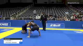 PIERRE-OLIVIER LECLERC vs JAMES MICHAEL NAKASHIMA 2021 World IBJJF Jiu-Jitsu No-Gi Championship